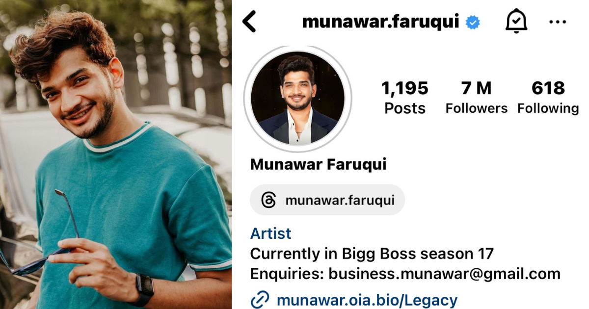 Munawar Faruqui becomes the most followed contestant of Bigg Boss 17; reaches 7 Million on Instagram!